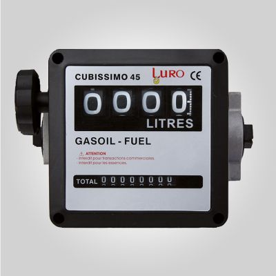 Compteur gasoil mécanique 4 chiffres, débit de 20 à 120 l/mn  