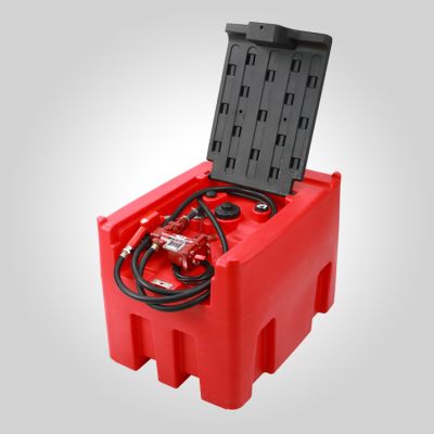 Réservoir PE antistatique essence 330 l équipé 12V - pist auto