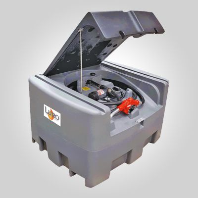 Réservoir compact PEHD gasoil 400 l équipé 12v