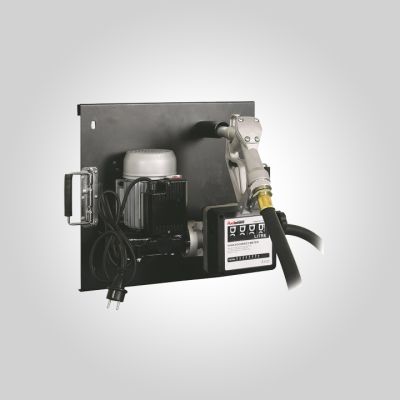 Equipement gasoil 230v sur platine - pistolet self - débit 100 l/mn