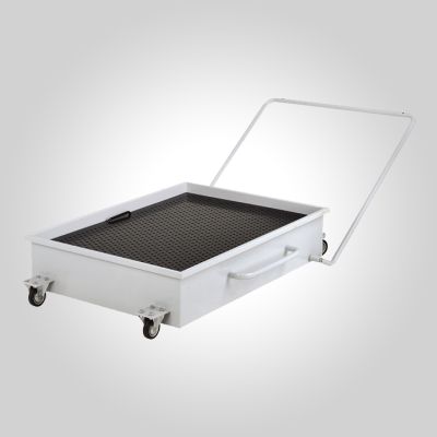 Récupérateur d'huile au sol mobile 100 litres