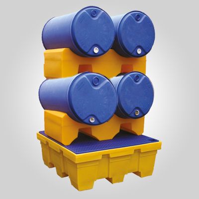 Support polyéthylène 2 fûts