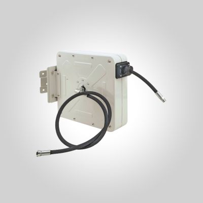 Enrouleur huile carrossé acier orientable 10 m - 1/2"