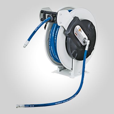 Enrouleur eau HP fixe 25 mètres - 3/8" - 200 bar  - Liaison 1.20 m